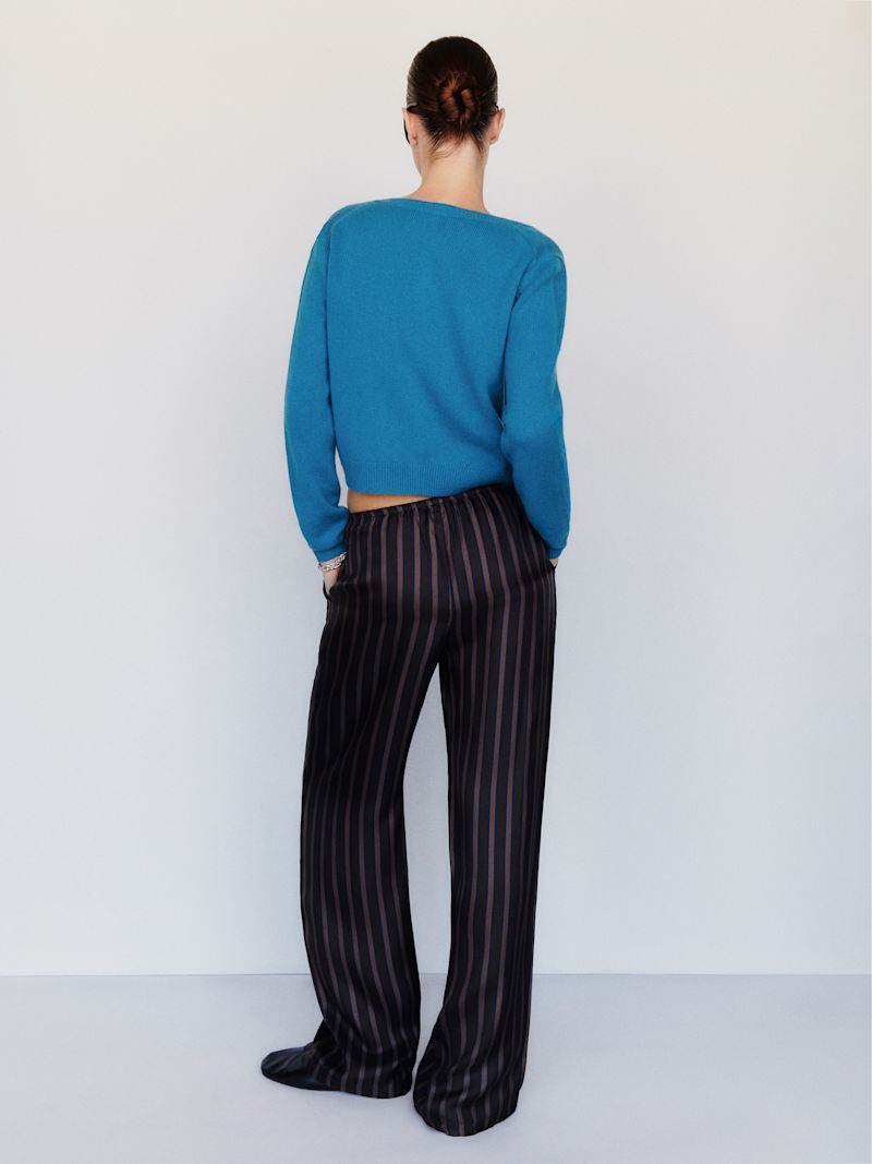 Cerulean Clara Cashmere Crew Cardigan - Image 6