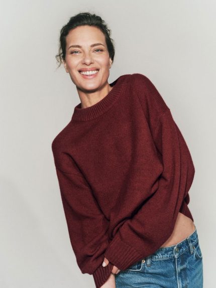 Chianti Cove Cashmere Oversized Crew