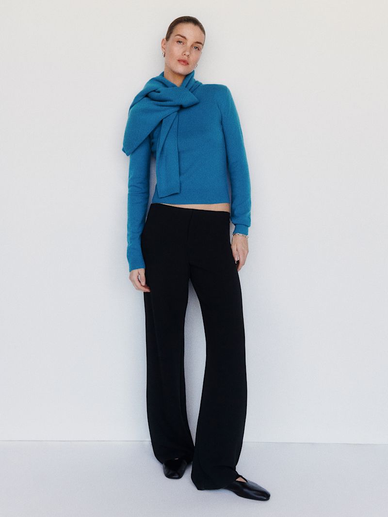 Cerulean Lian Cashmere Crew Sweater - Image 3