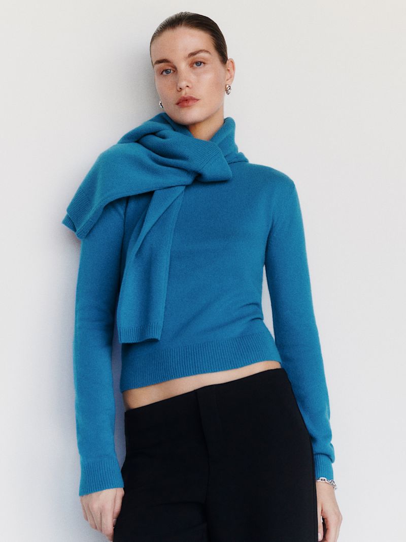 Cerulean Lian Cashmere Crew Sweater - Image 5