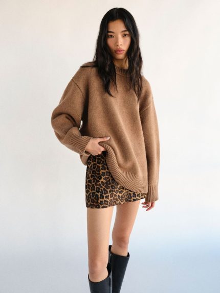 Chanterelle Jo Regenerative Wool Oversized Crew
