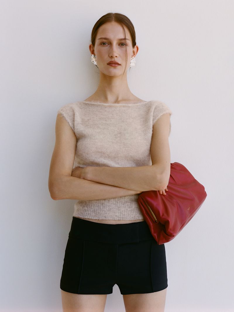 Barley Rhiannon Sheer Alpaca Sweater Top - Image 5