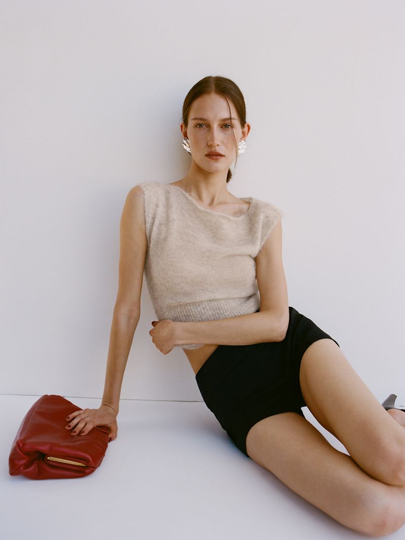 Barley Rhiannon Sheer Alpaca Sweater Top - Image 6