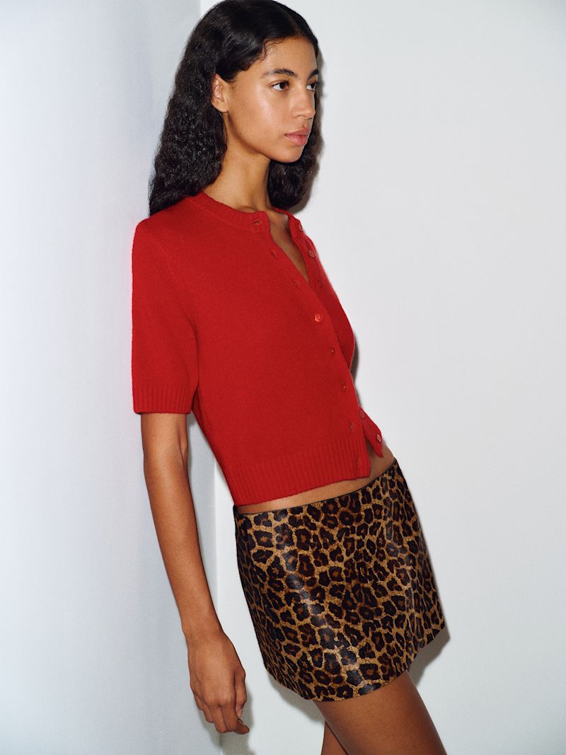 Lipstick Maude Cashmere Cardigan - Image 5