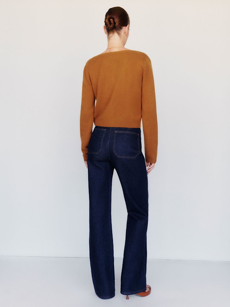 Copper Clara Cashmere Crew Cardigan - Image 4