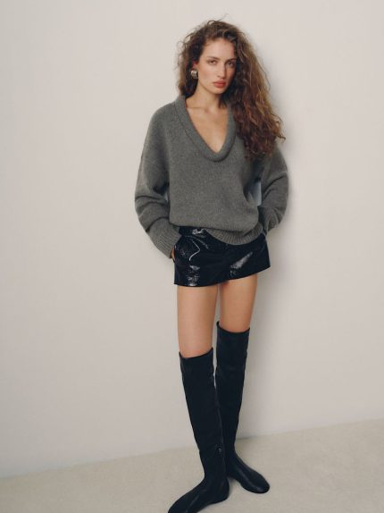 Thunder Jonie Cashmere Oversized Scoop Neck