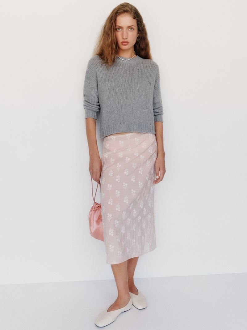 Husky Cleo Cashmere Cropped Crew - Image 2