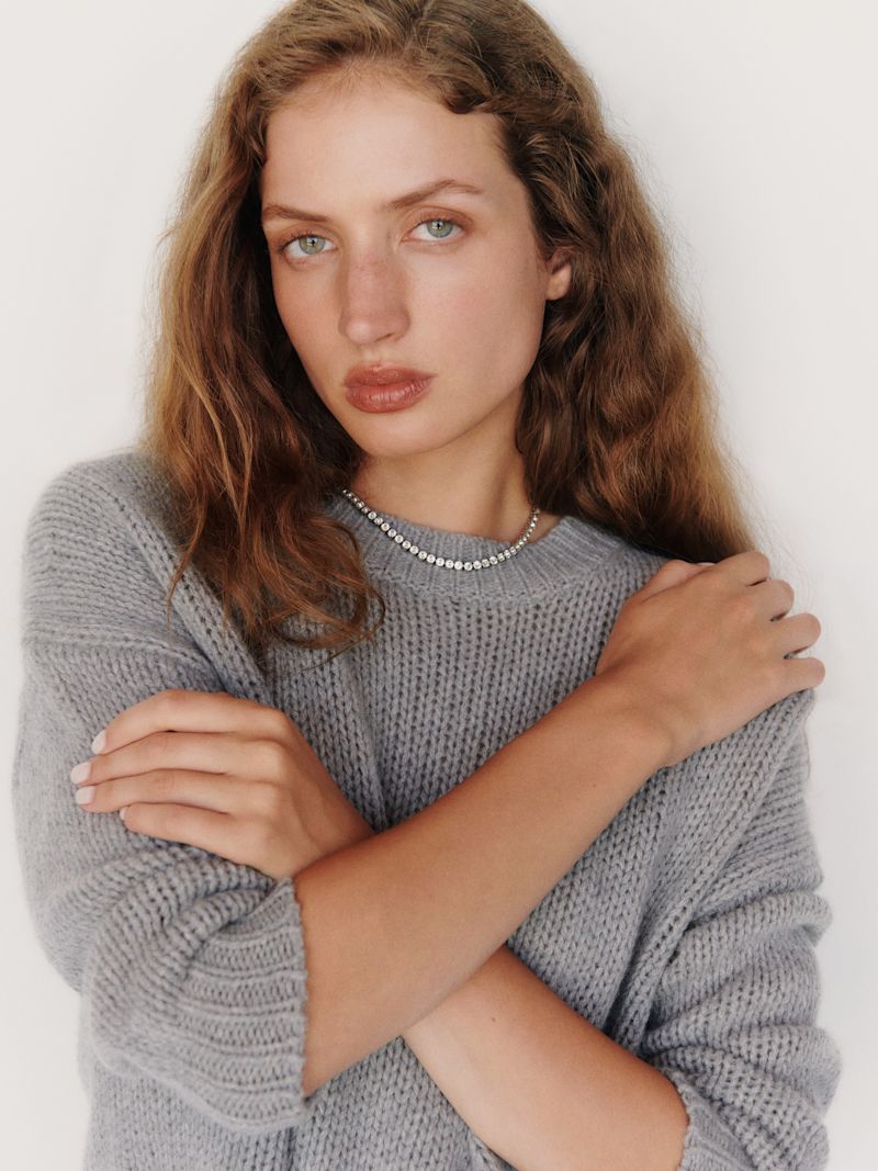 Husky Cleo Cashmere Cropped Crew - Image 6