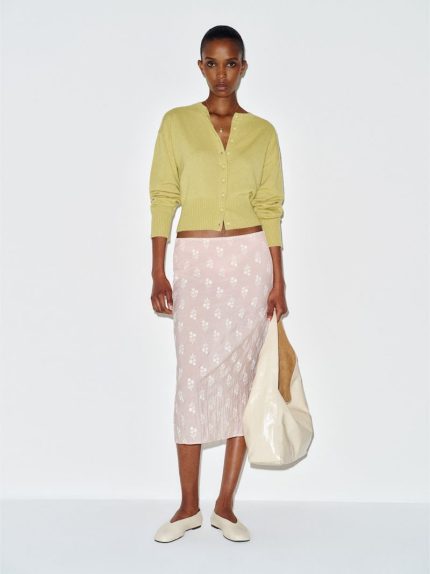 Lemongrass Ronnie Cashmere Cardigan