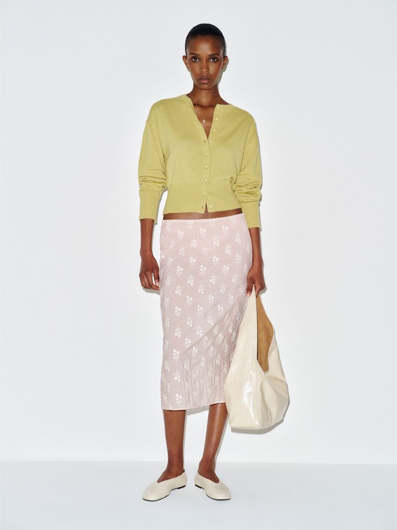 Lemongrass Ronnie Cashmere Cardigan