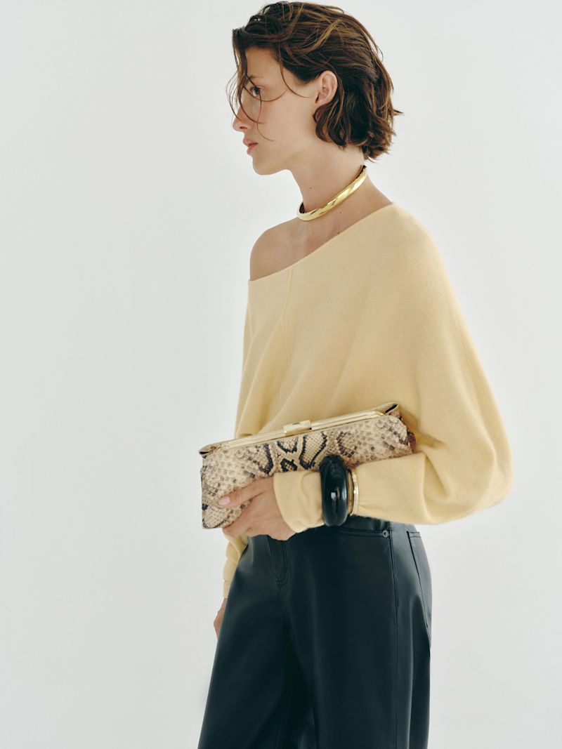 Haystack Brianna Cashmere Boatneck Top
